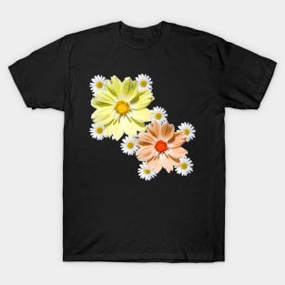 cosmosflower blossom daisy flower tendril daisies bloom T-Shirt